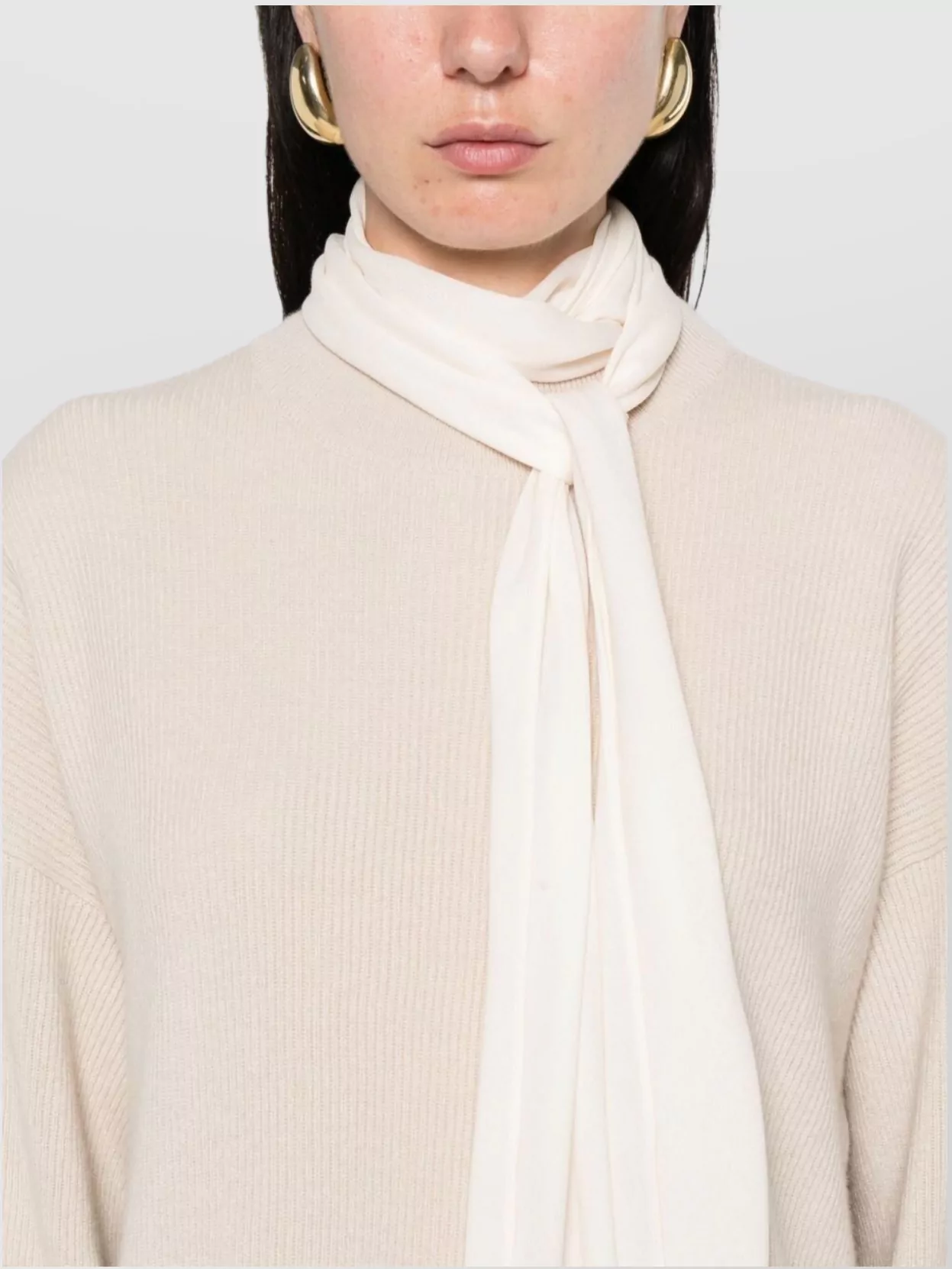 Brunello Cucinelli Cashmere Short Dress High Neck