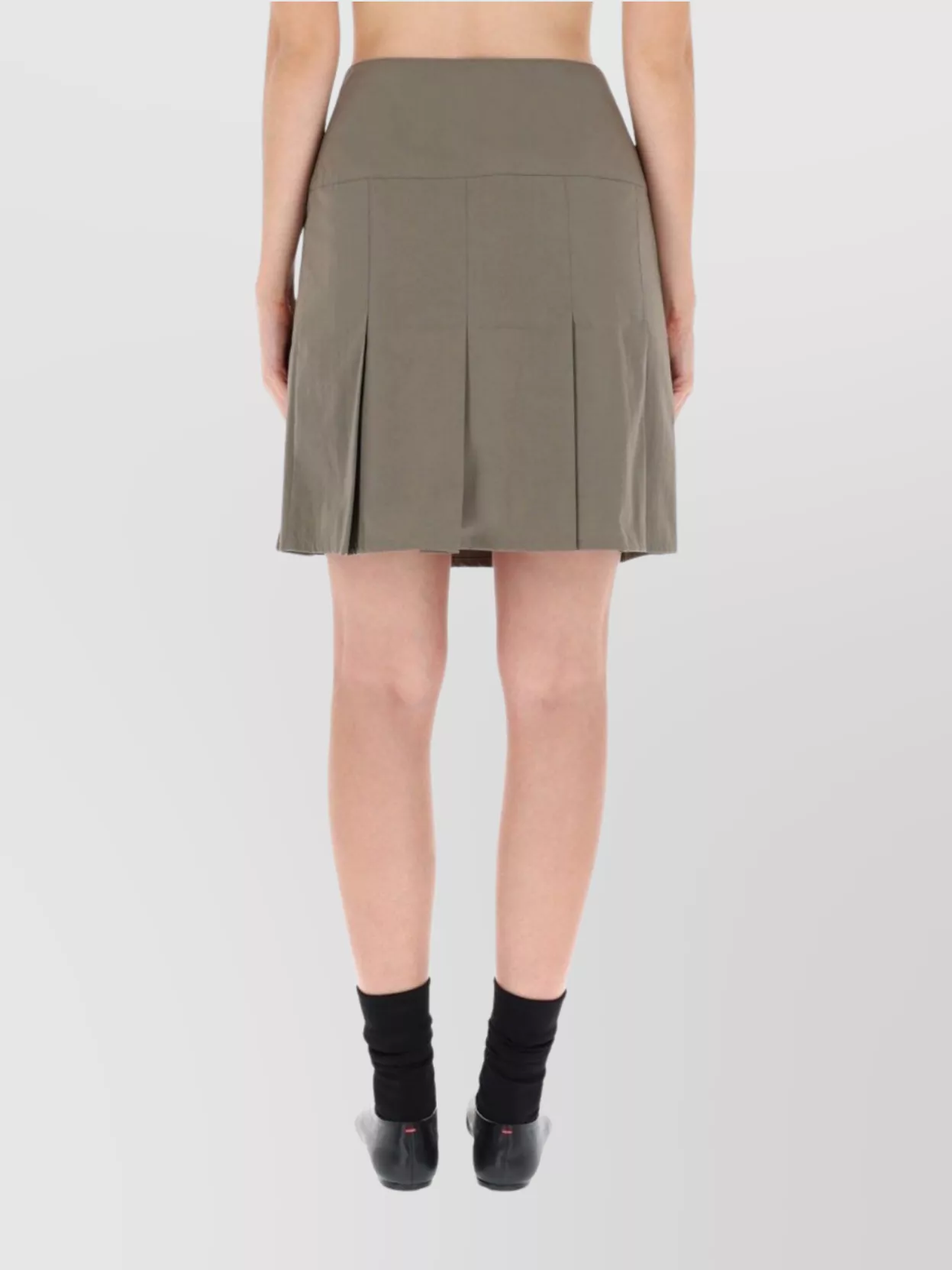 Our Legacy High Waist Pleated Knee-Length Skirt