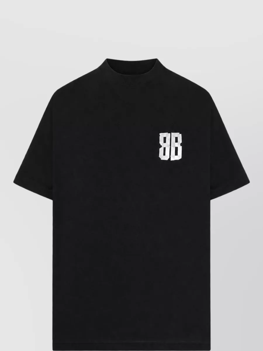 Balenciaga Glitter logo cotton t-shirt
