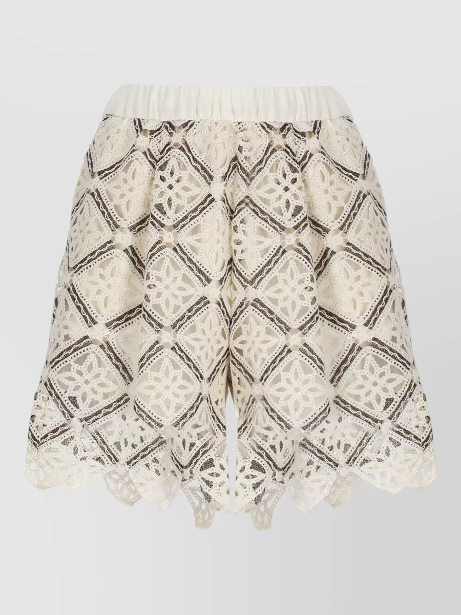Herno lace shorts