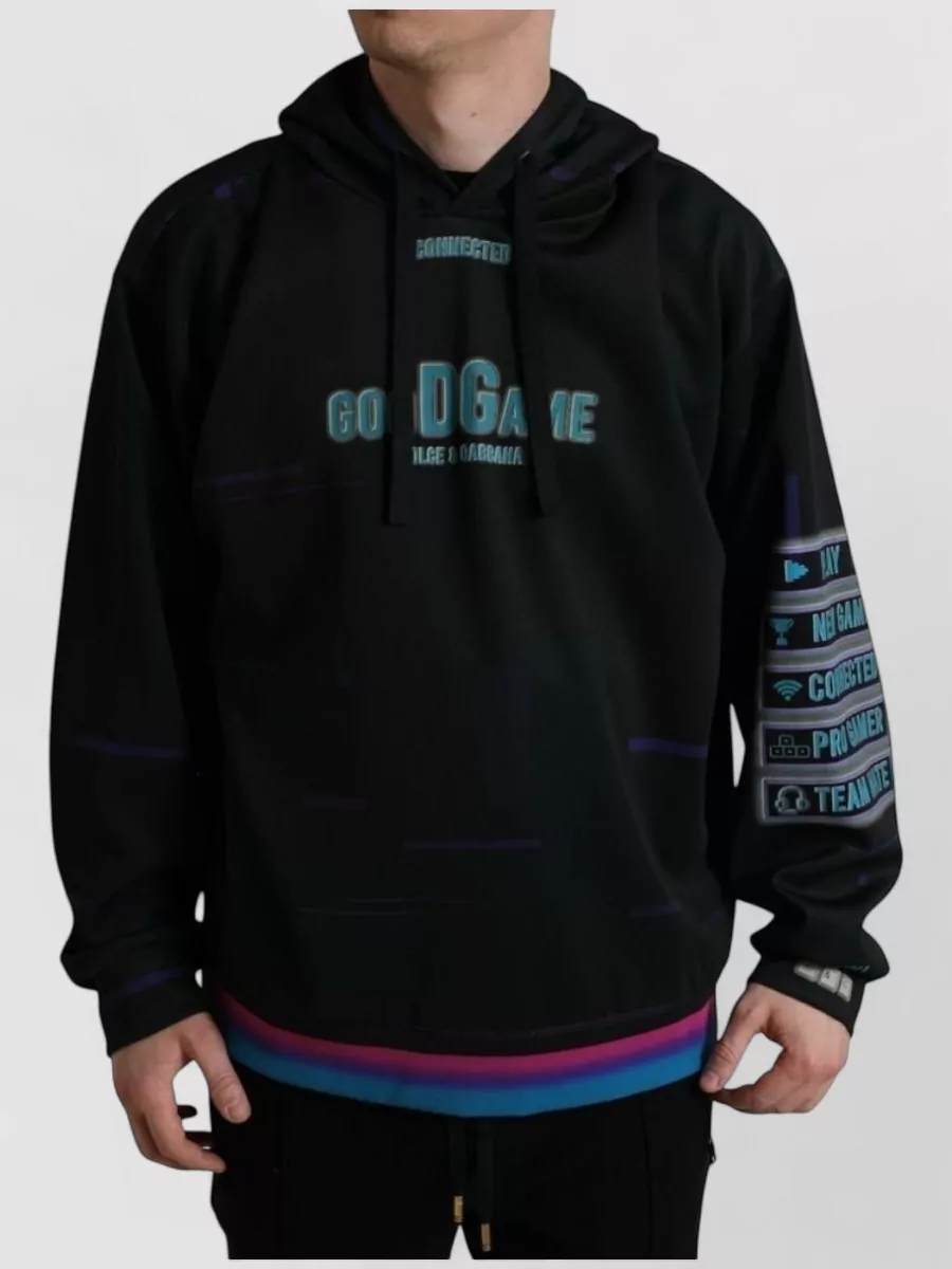 Dolce&Gabbana logo print hoodie