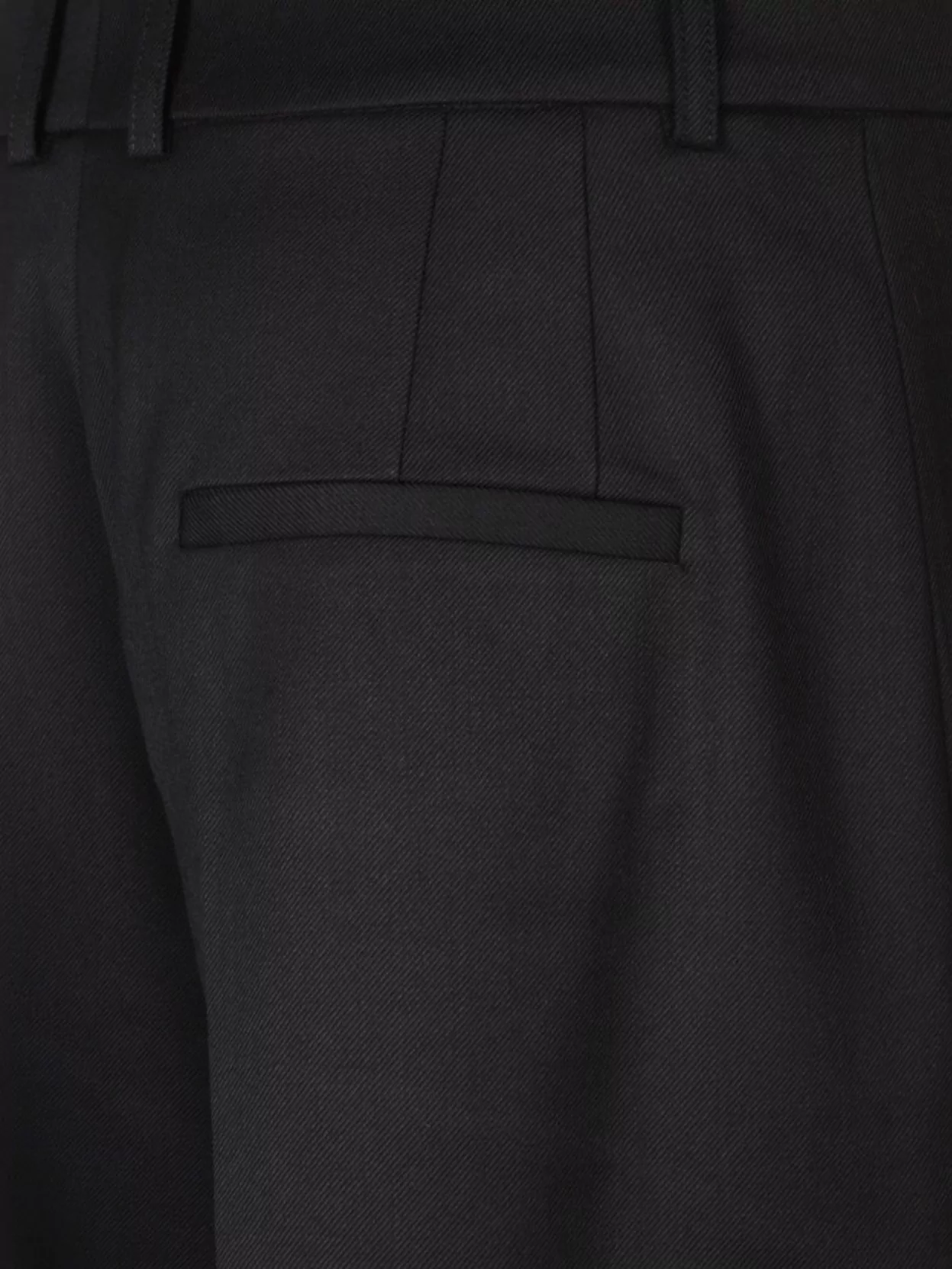 The Frankie Shop Wide Leg Pleated Trousers With Belt Loops