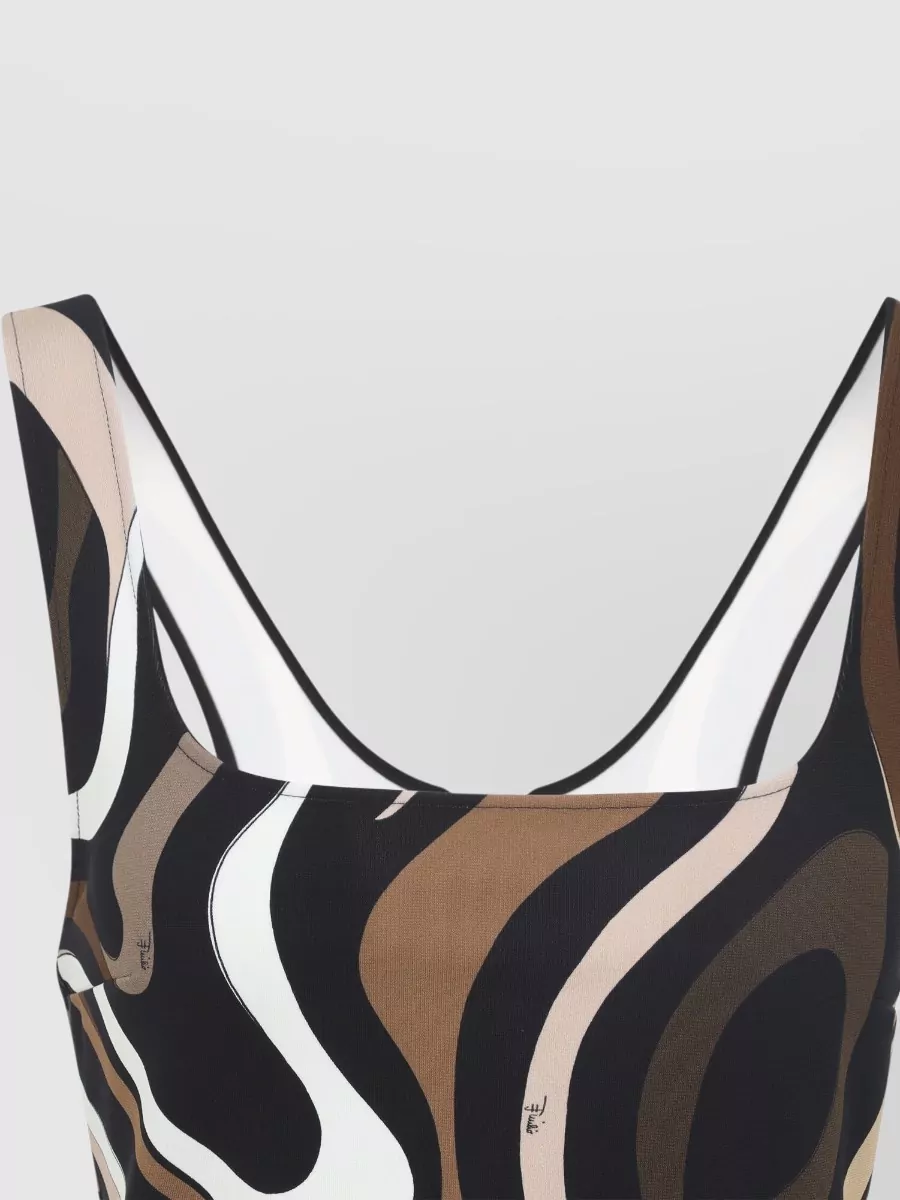 Pucci Mini Dress Fitted Silhouette Abstract Pattern