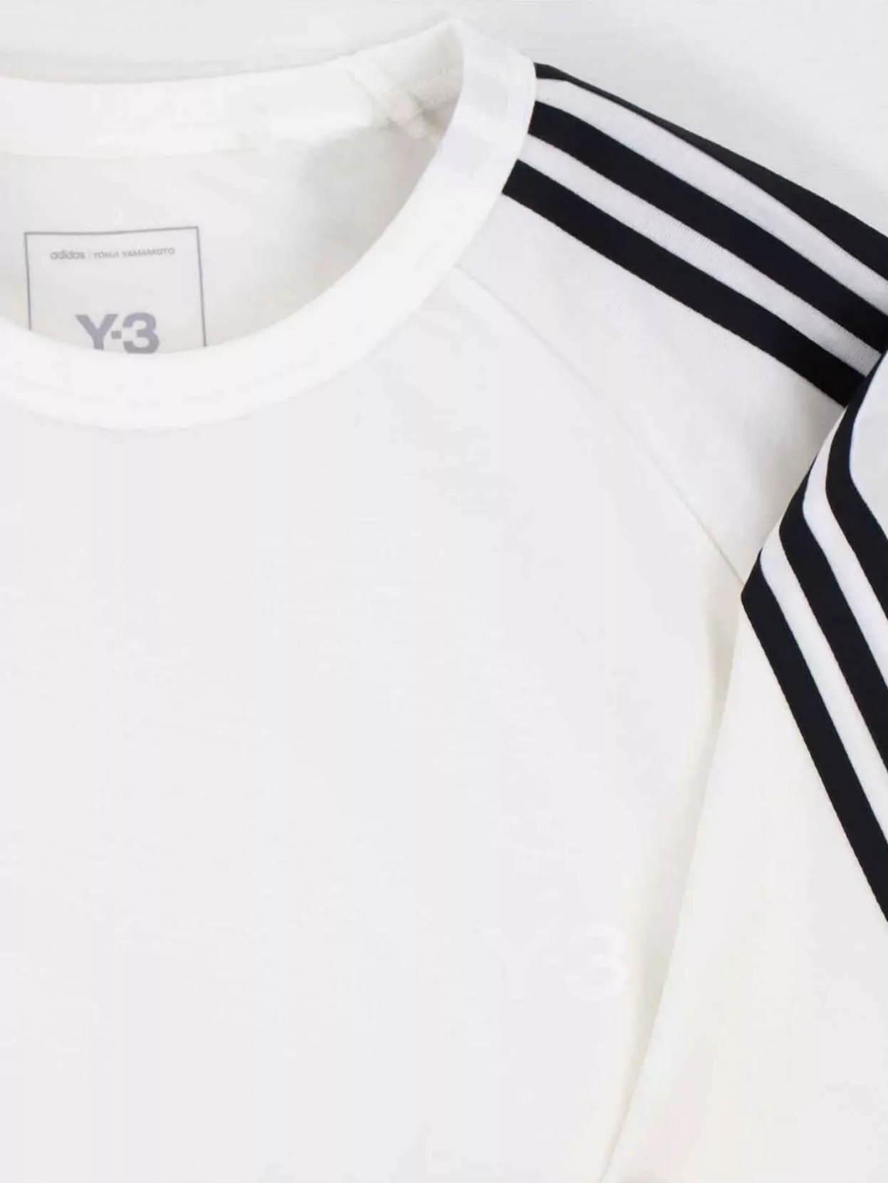 Y-3 Crew Neck Striped Detail