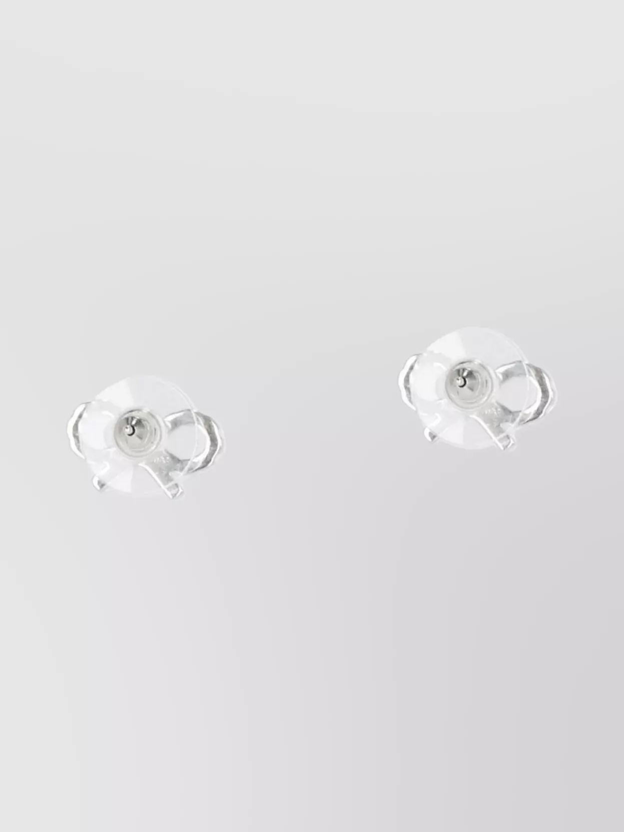 Self-Portrait Bow Brass Crystal Stud Earrings