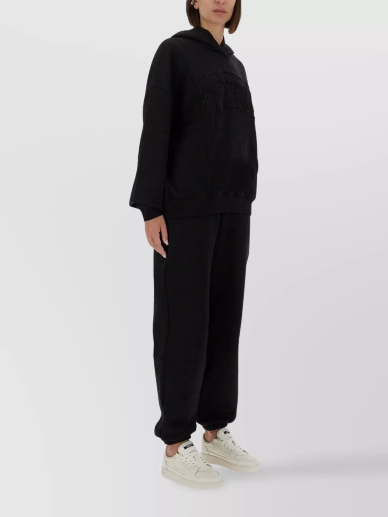 Rotate Birger Christensen Tailored Suit With Elastic Waistband And Side Pockets In Black