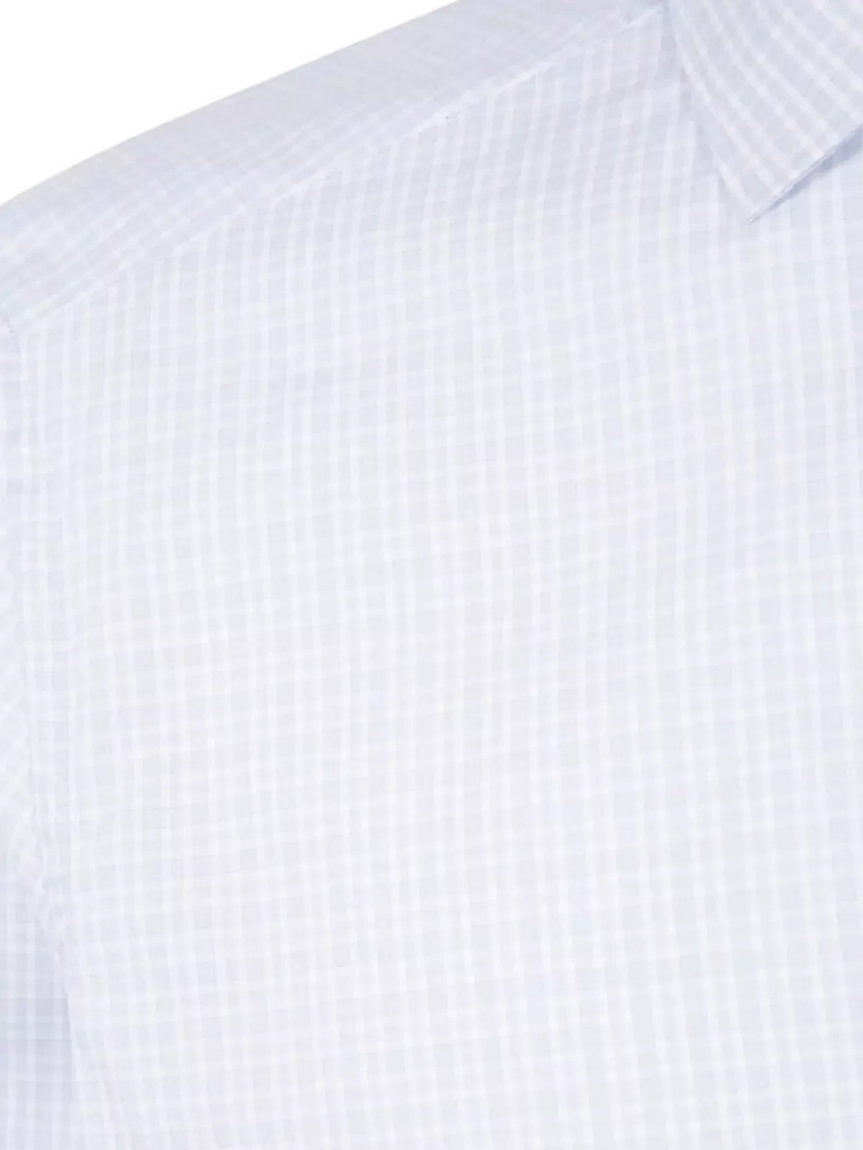 Zegna Pure Cotton Checked Shirt Buttons