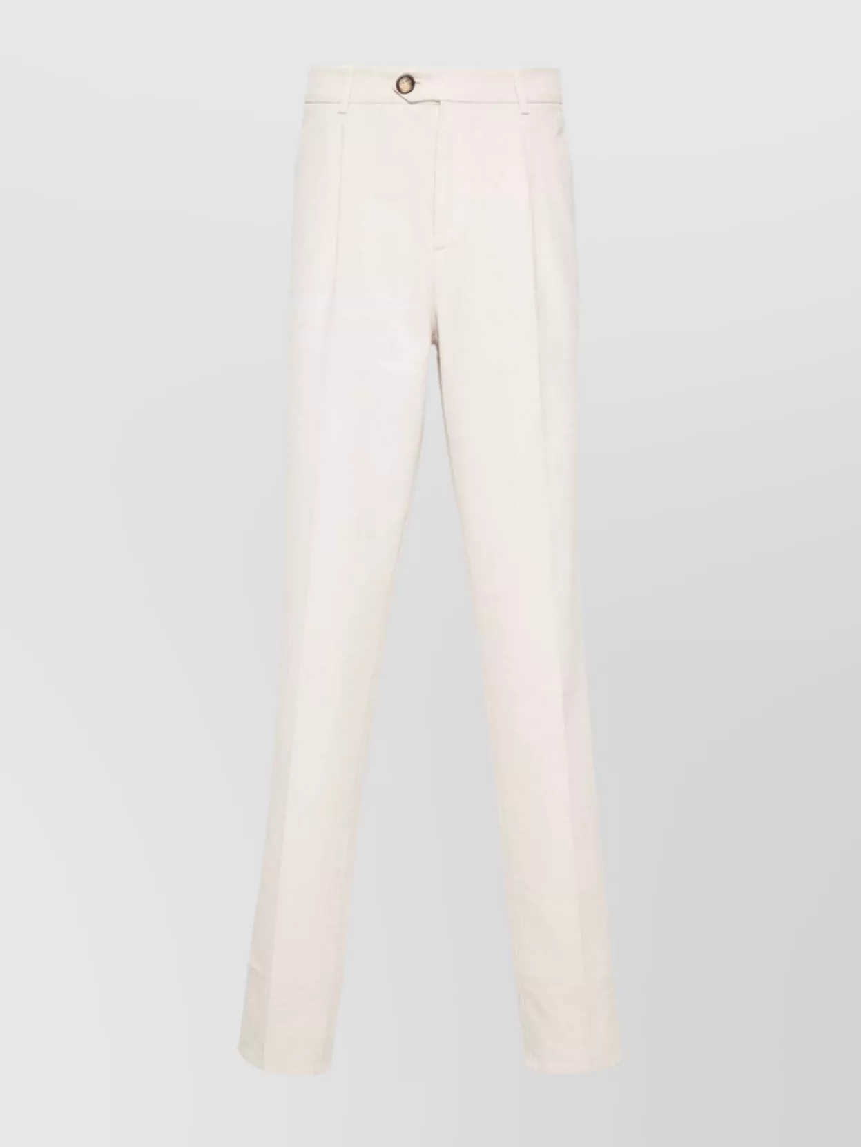 Shop Brunello Cucinelli Chino Trousers In Cotton Twill Weave