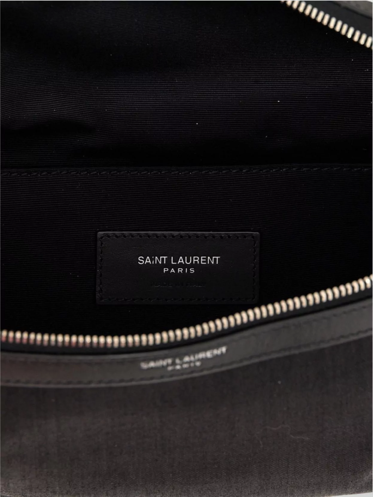 Saint Laurent Adjustable Strap Messenger Bag With Back Zip Pocket