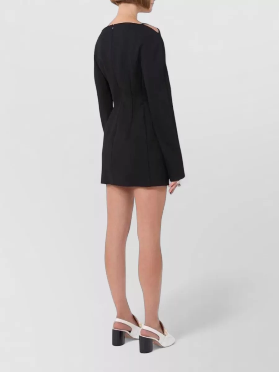 Sportmax Cotton Hourglass Mini Dress