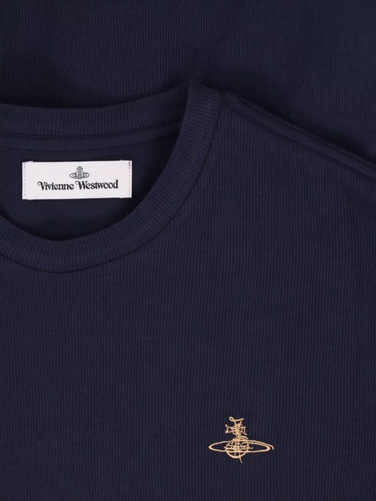 Vivienne Westwood Short Sleeve T-Shirt Ribbed Neckline