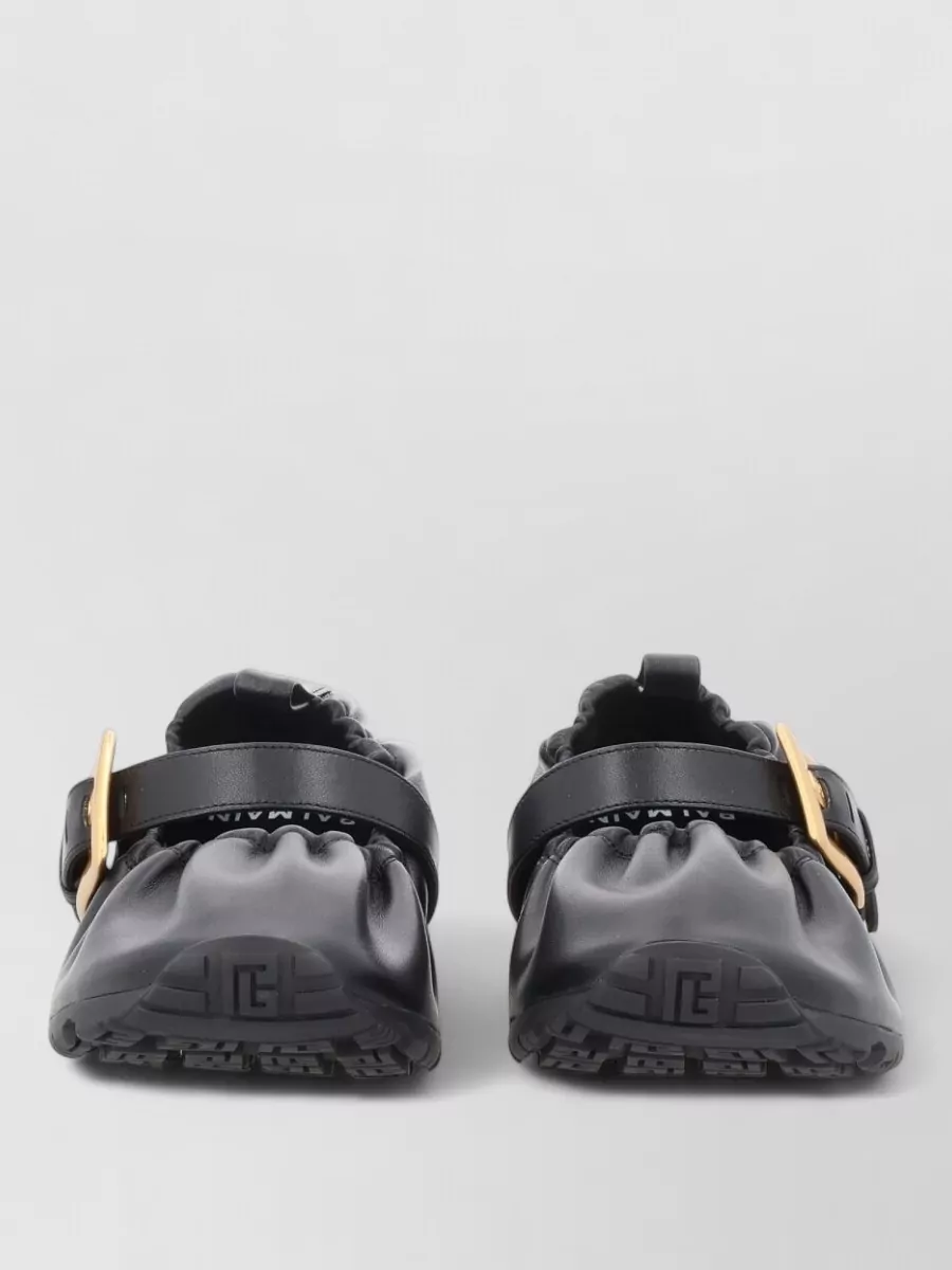Balmain leather loafers