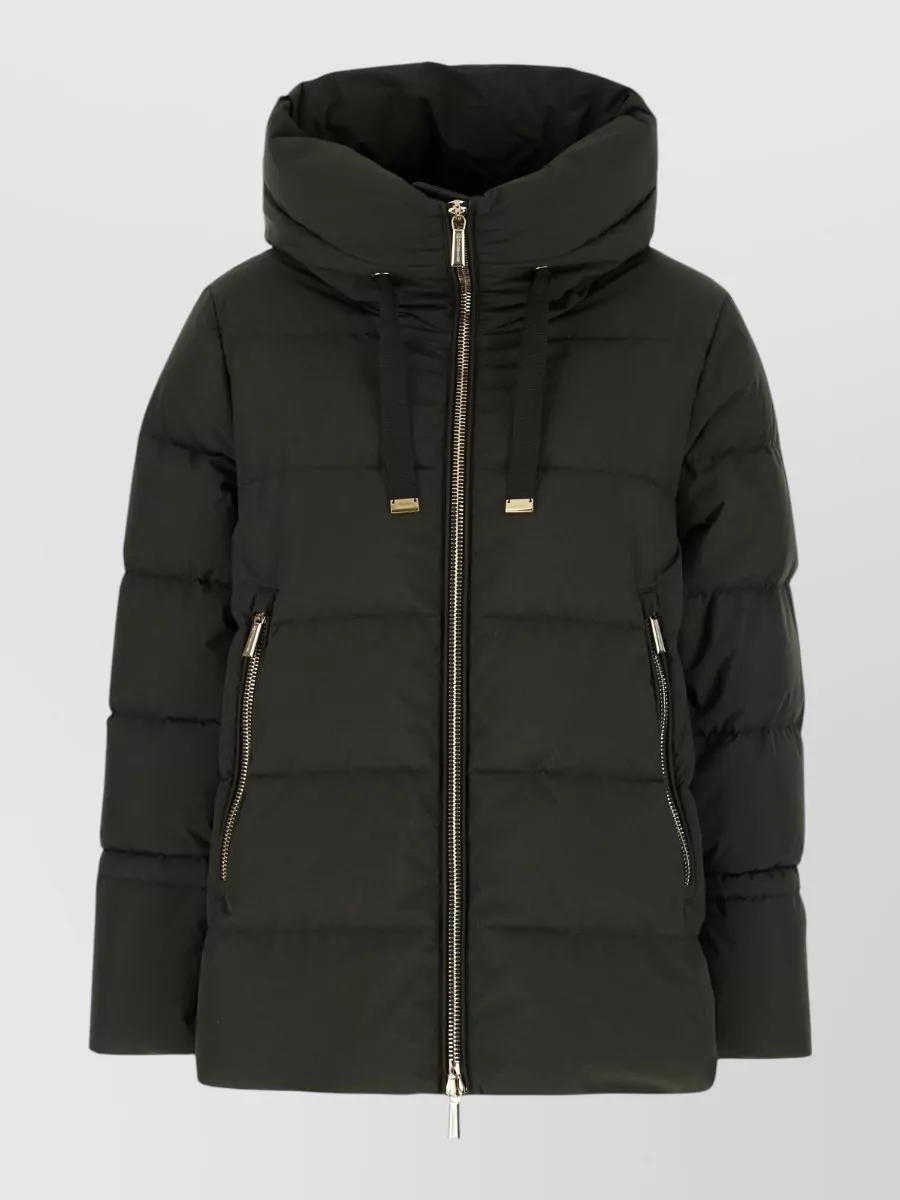 Moorer down hooded puffer jacket