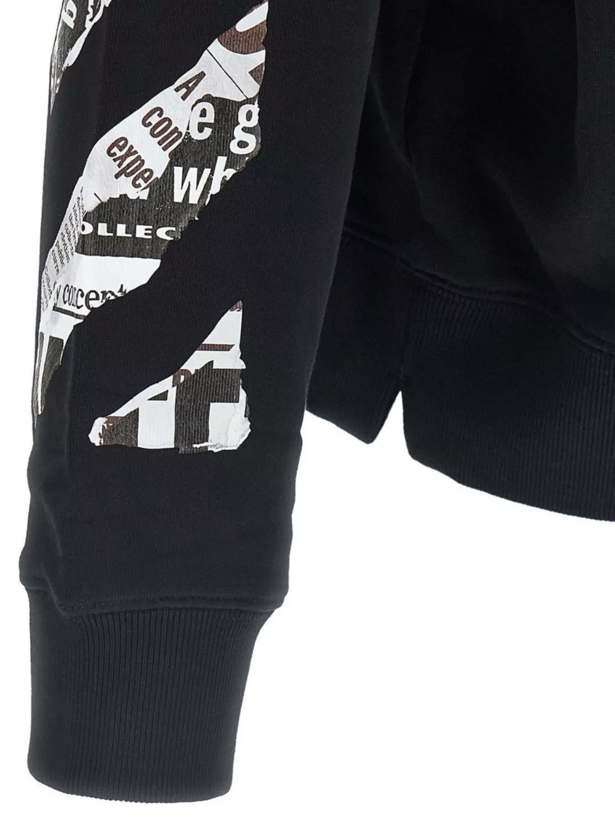 Off-White Graphic Print Hoodie Drawstring Style