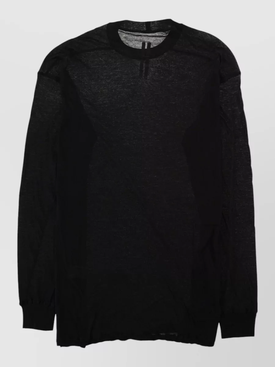 Rick Owens cotton long-sleeve jumper