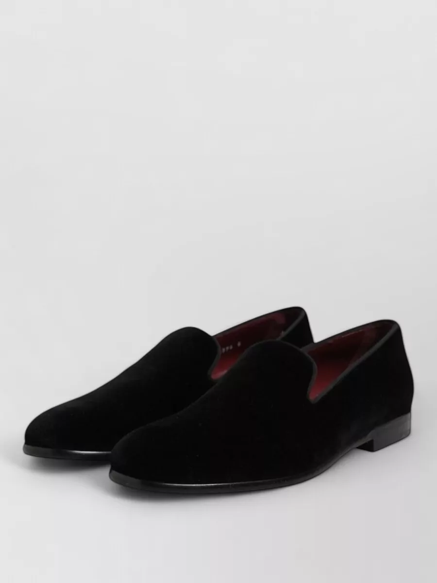 Dolce&Gabbana Velvet Slip-On Loafers