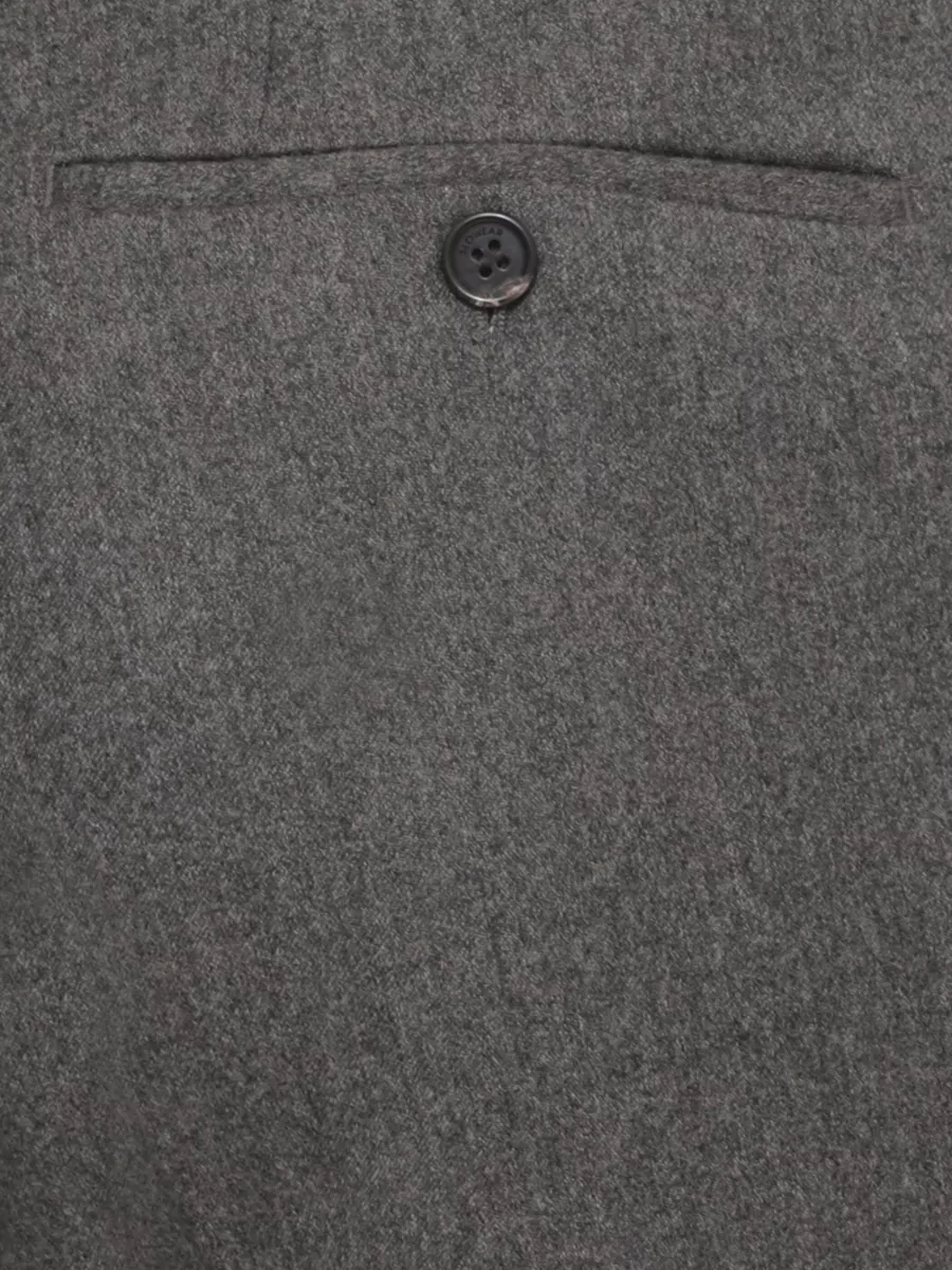 Incotex Wool Tailored Trousers Belt Loops Pleated Front