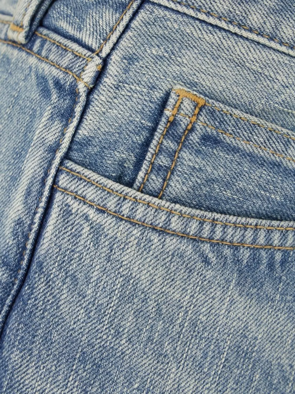 Fear Of God Distressed Five-pocket Denim Trousers In Blue