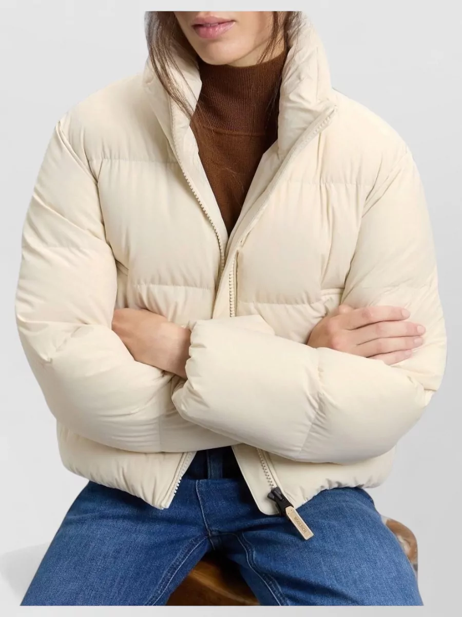 Woolrich Down Quilted Short Hooded Jacket
