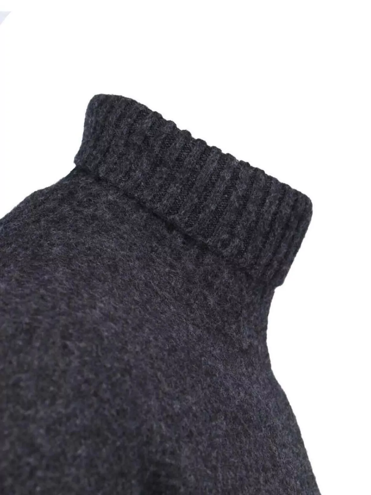 Drumohr Ribbed Turtleneck Sweater With Long Sleeves