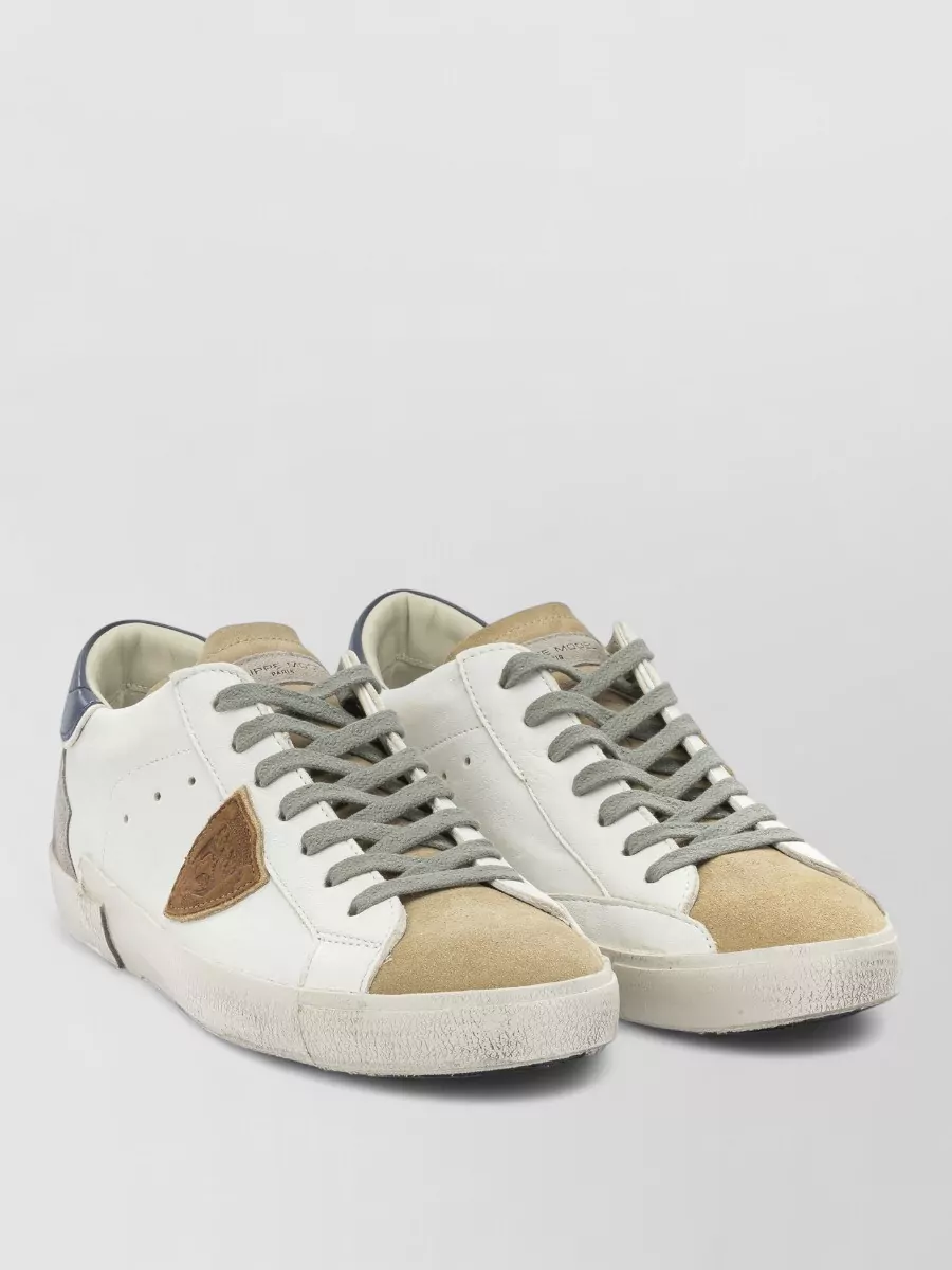 Philippe Model leather lace-up sneakers