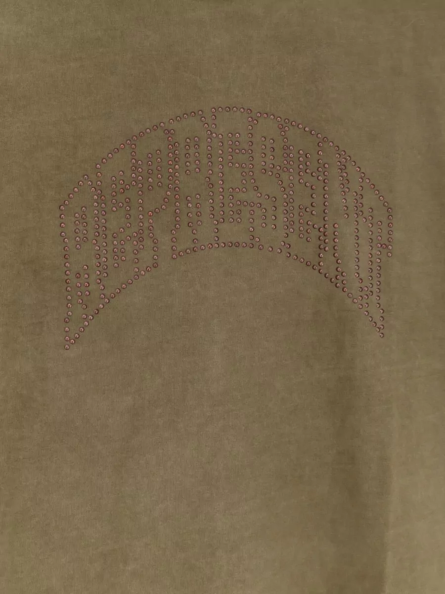 Represent Studded Cotton T Shirt Vintage Finish