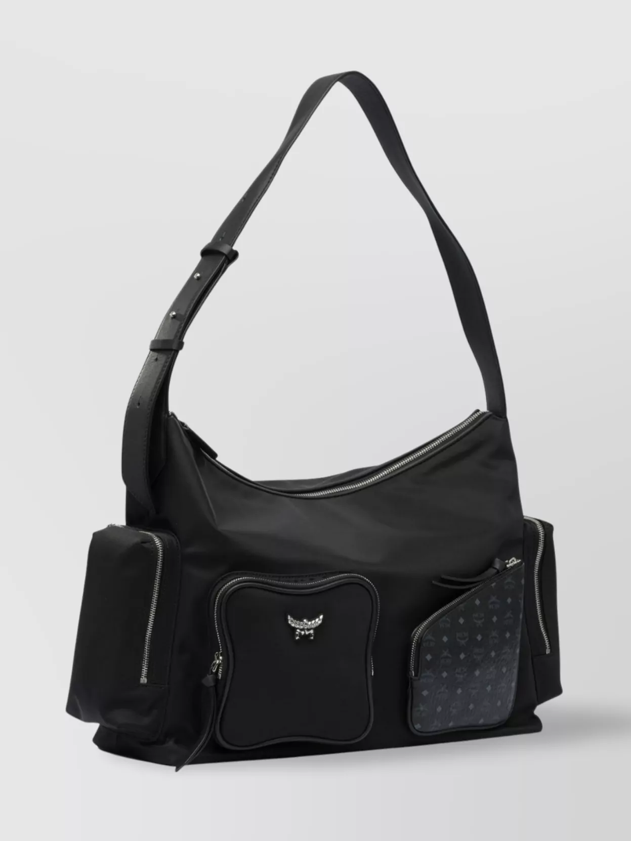 Mcm Shoulder Bags With Adjustable Strap And Side Pockets