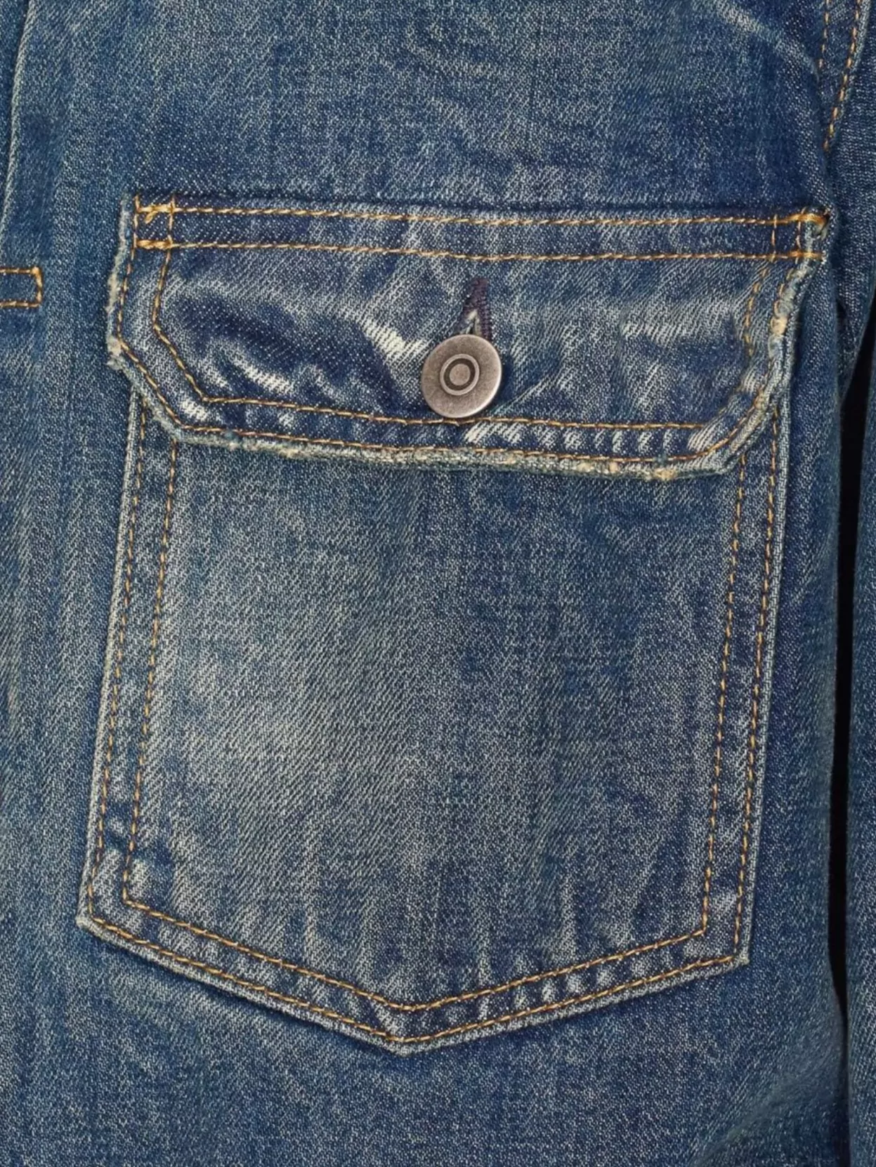 Maison Margiela Denim Jacket With Collared Design And Pockets