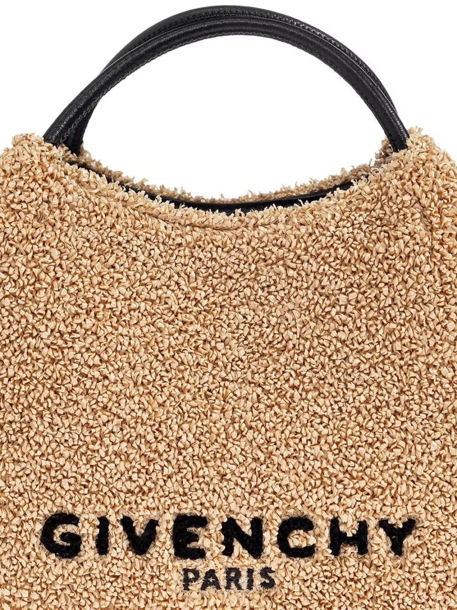 Givenchy Facet Nano Raffia Tote Bag
