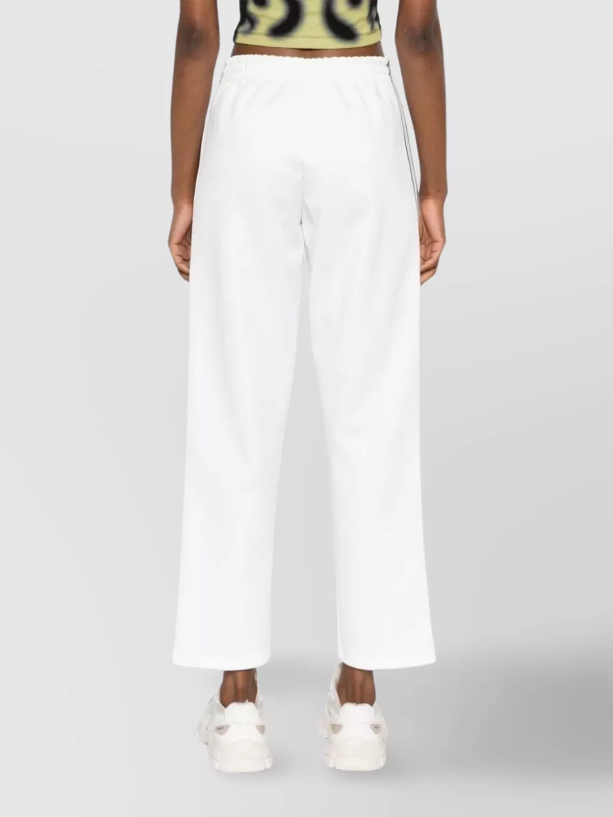 Parosh Logo-Embroidered Striped Track Pants