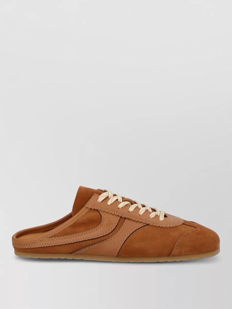 Dries Van Noten Leather Slippers