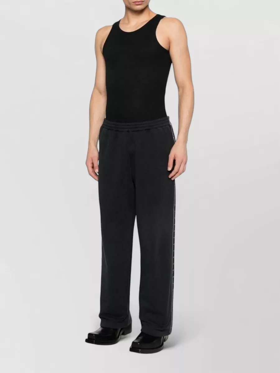Balenciaga Straight Trousers Side Stripe Detail Pockets