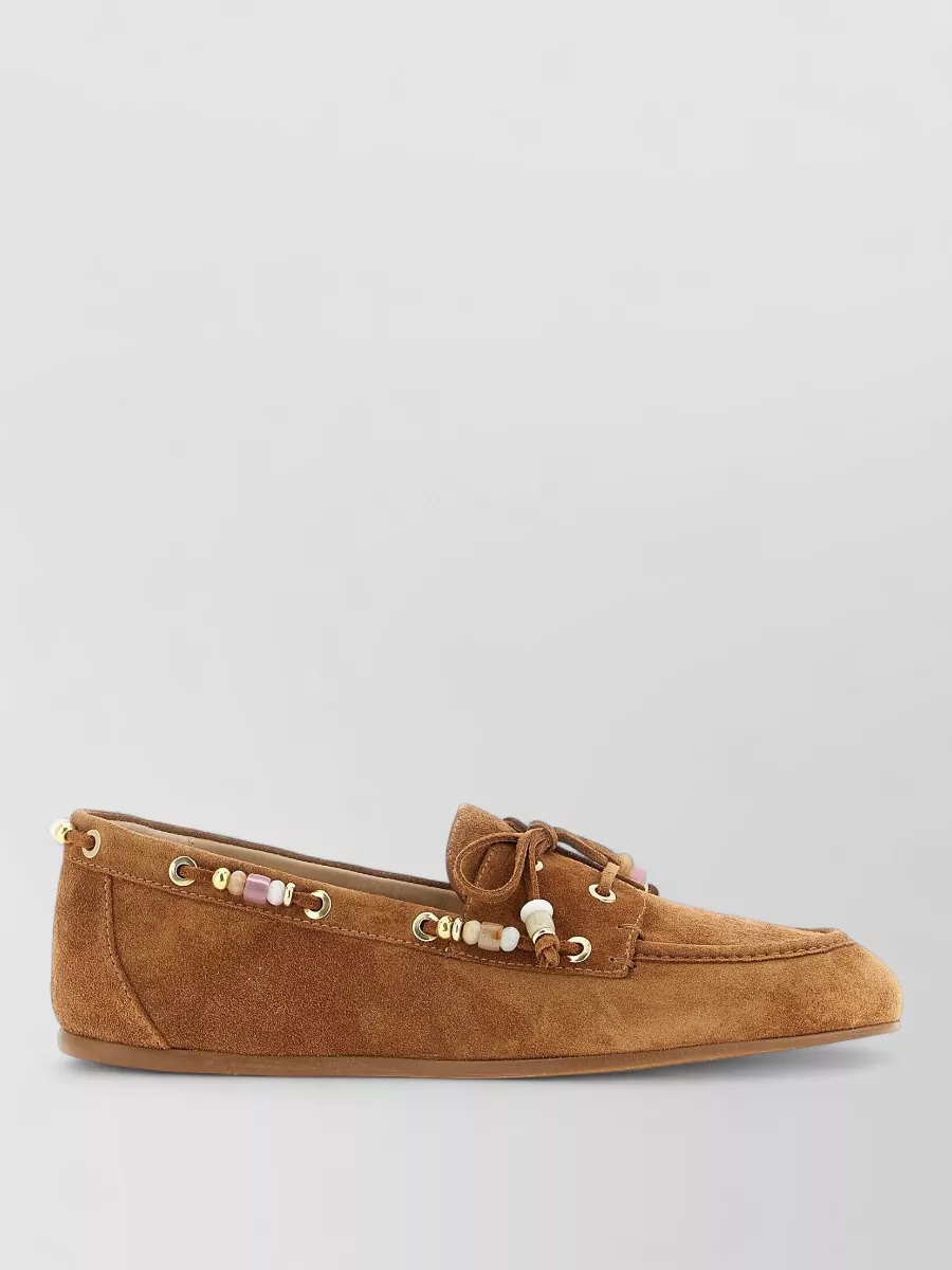 Stuart Weitzman Leather Boat Shoes