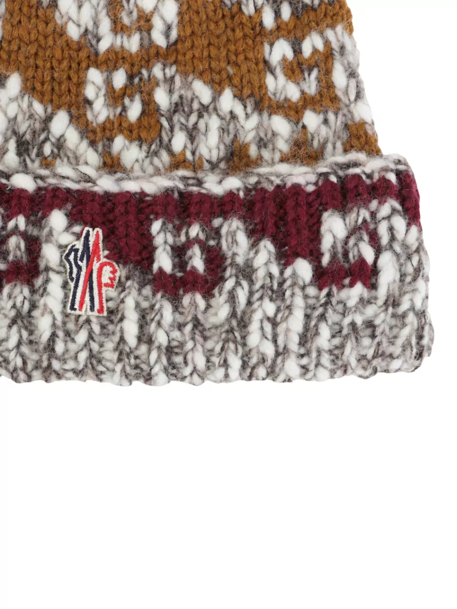 Moncler Grenoble Chunky-Knit Fair Isle Beanie