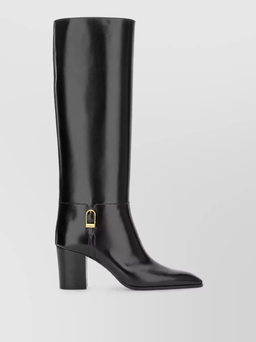 Saint Laurent Leather Julia Boots