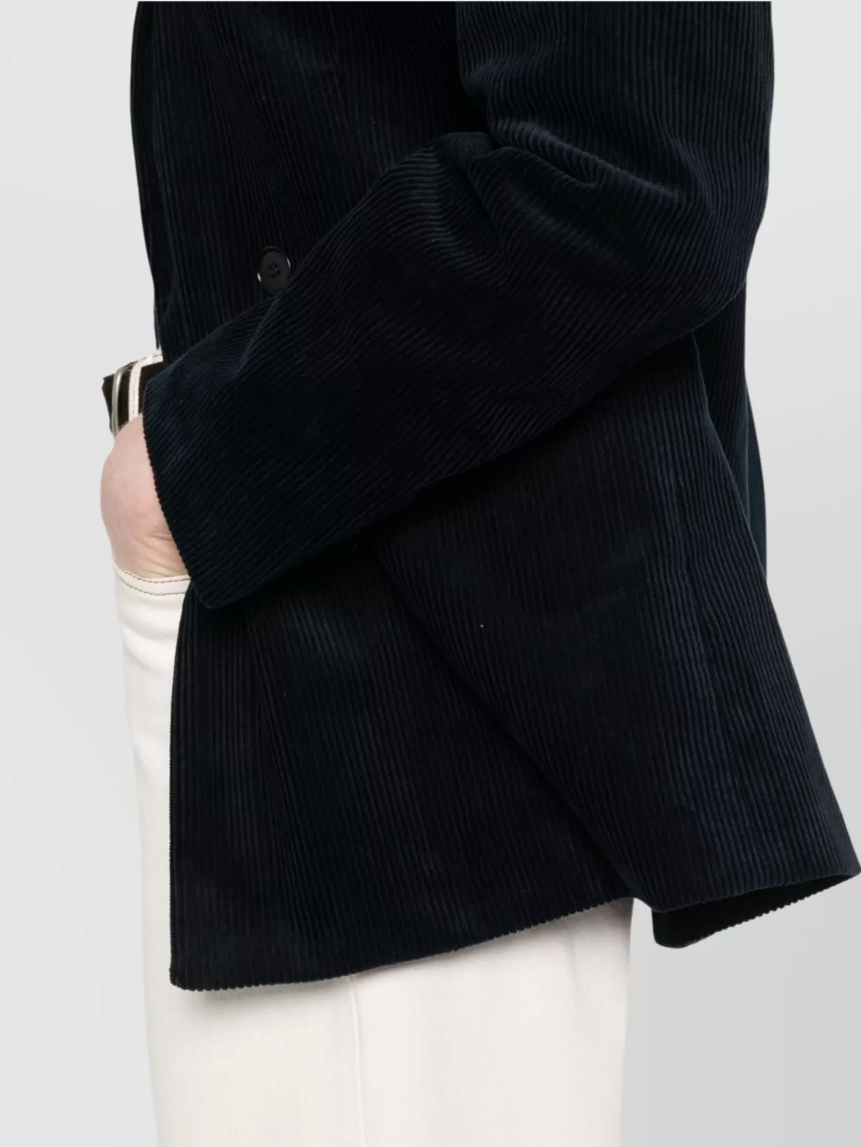 A.p.c. Corduroy Double-Breasted Suit Notched Lapels