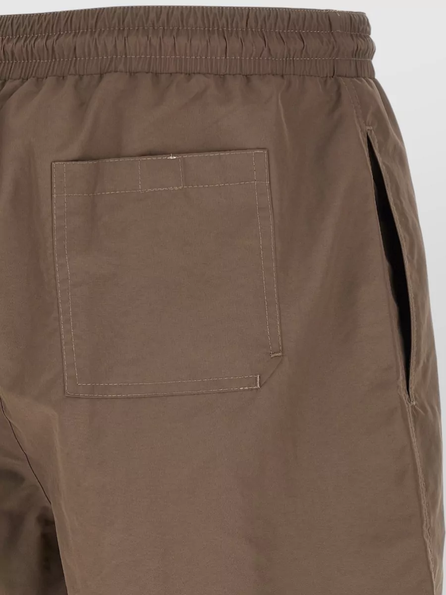 Brunello Cucinelli Logo-Embroidered Swim Shorts