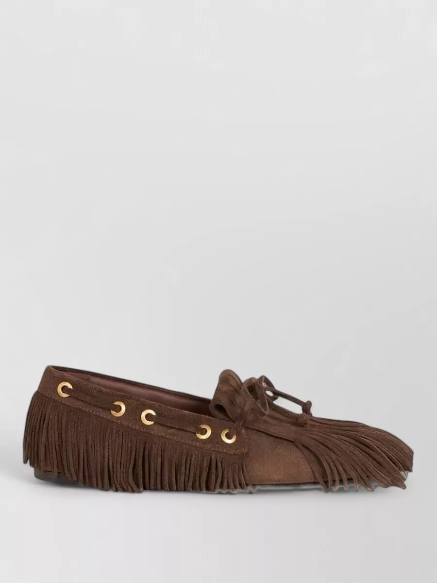 Etro Suede Leather Loafers