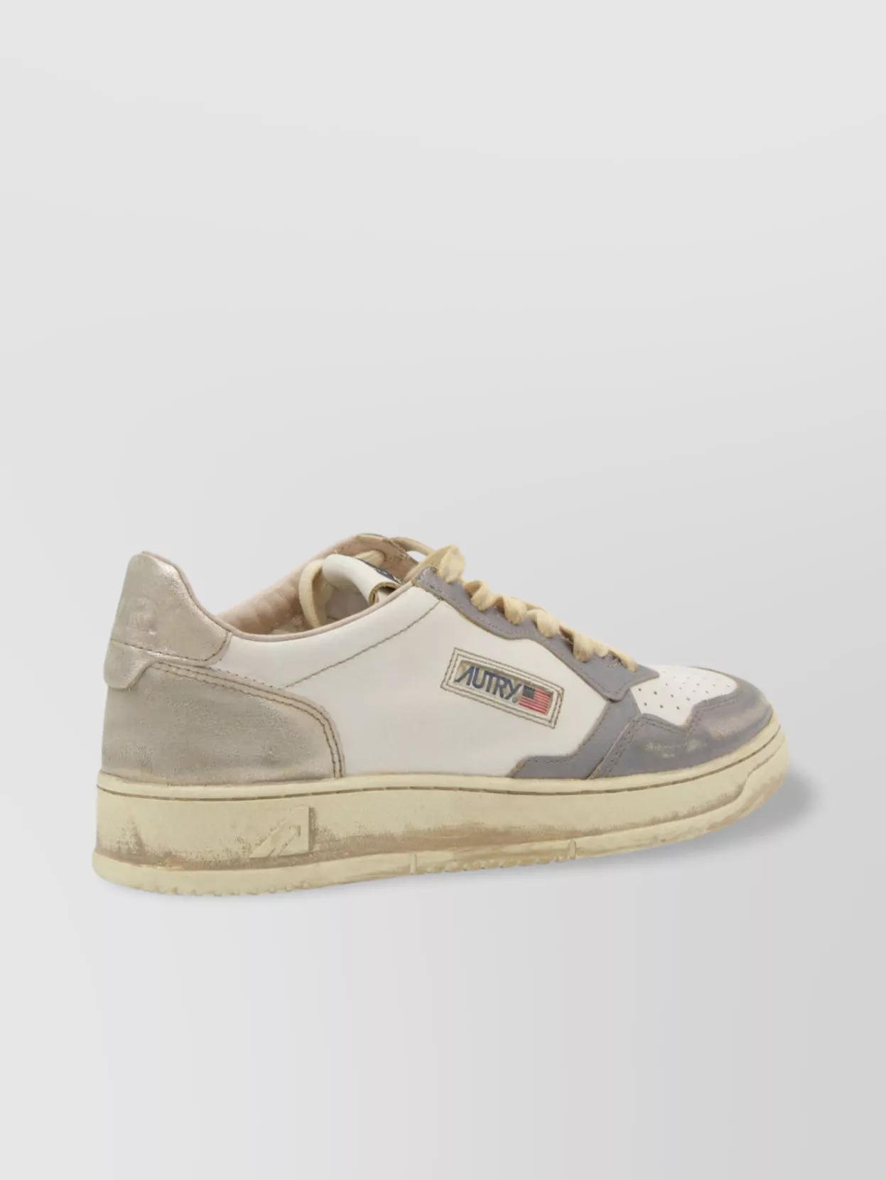Autry Low Top Sneakers With Rubber Sole And Contrast Panels In Multi