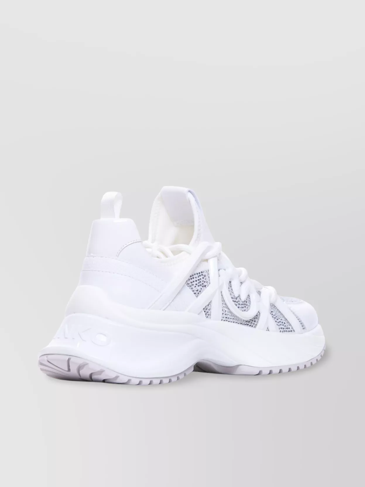 Shop Pinko Low Top Chunky Sole Lace-up Sneakers