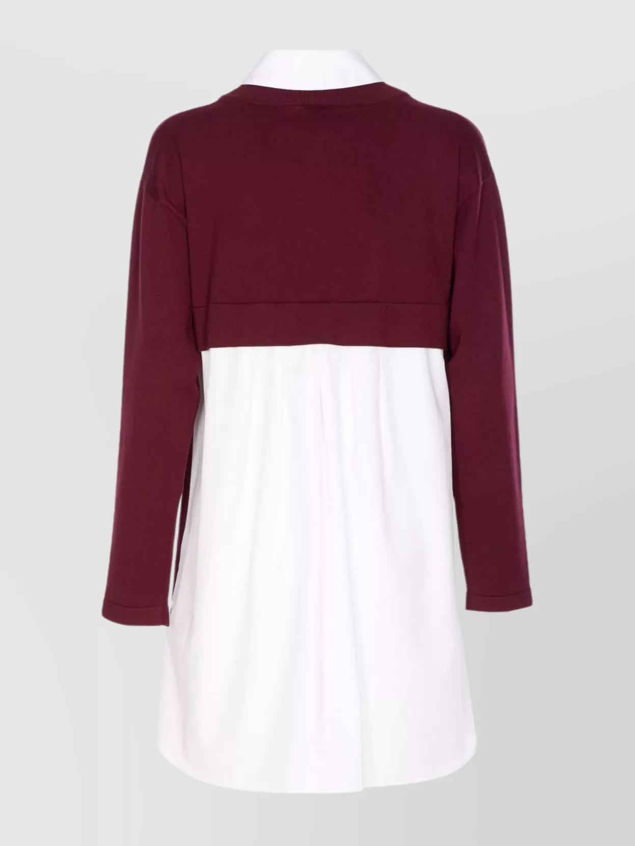 Elisabetta Franchi Viscose And Cotton Poplin Knit Dress In Red