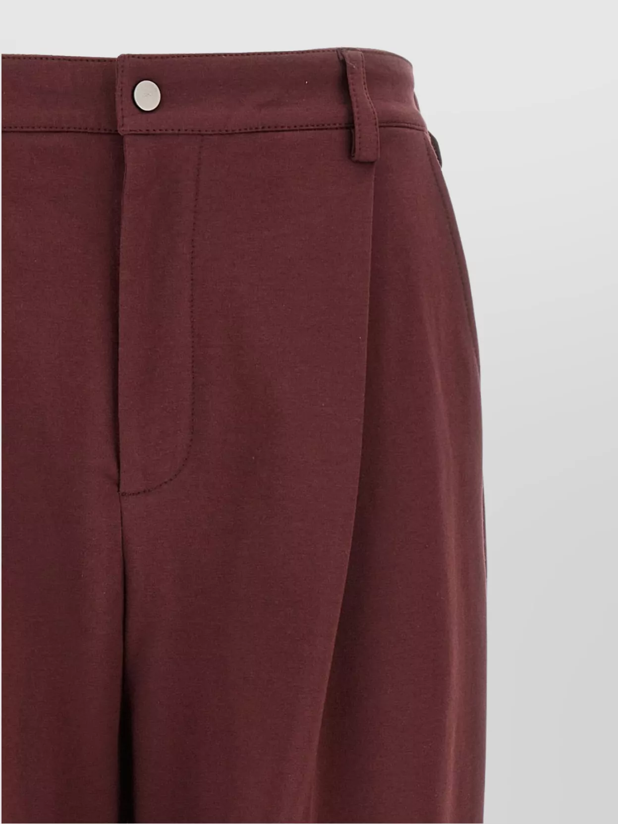 Brunello Cucinelli Cropped Trousers With Elastic Waistband And Pockets