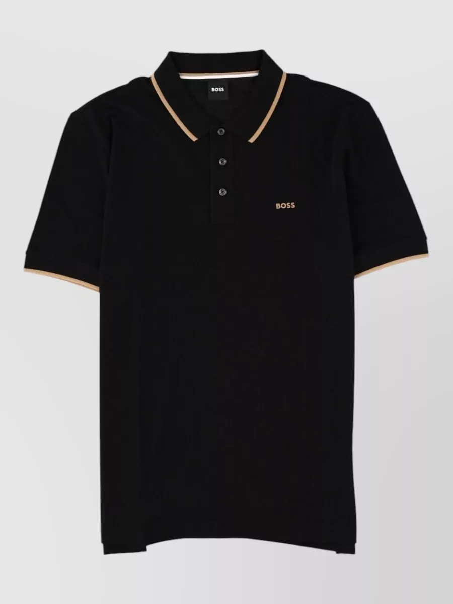 Boss cotton polo shirt