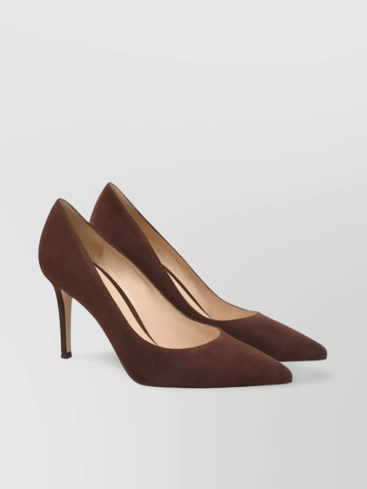 Gianvito Rossi Gianvito 85 Black Suede Pump