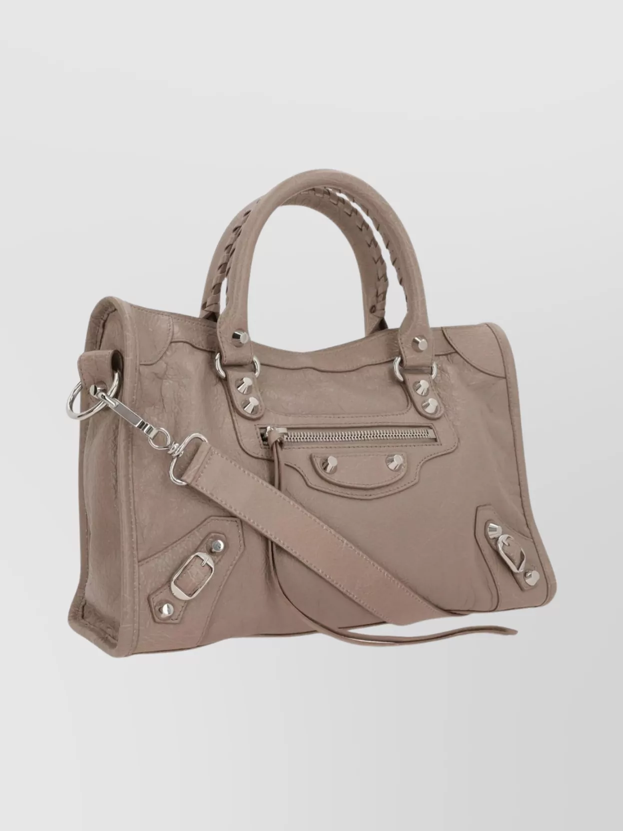 Balenciaga City Media Clutch Bag Detachable Strap