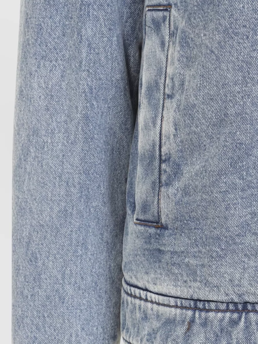 Ami Paris Denim Zipped Jacket