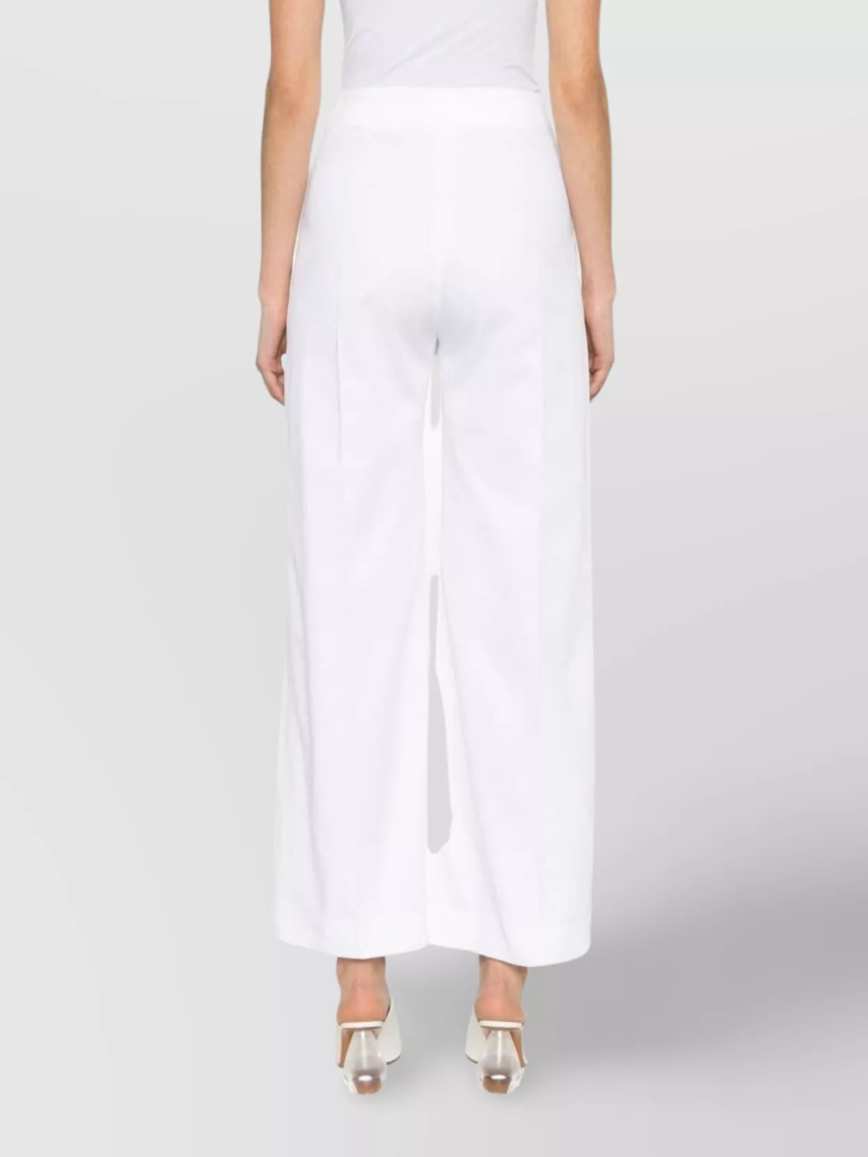 Shop Patou Trousers Wide-leg Belt Loops