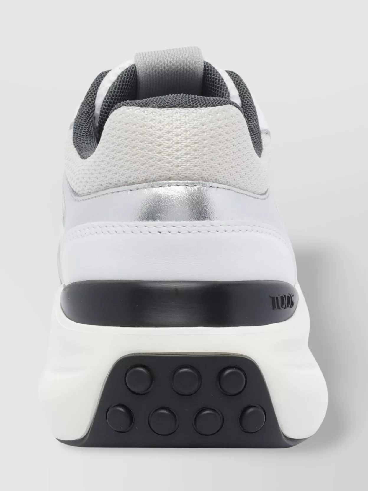 Tod's Fabric And Leather Low Top Sneakers