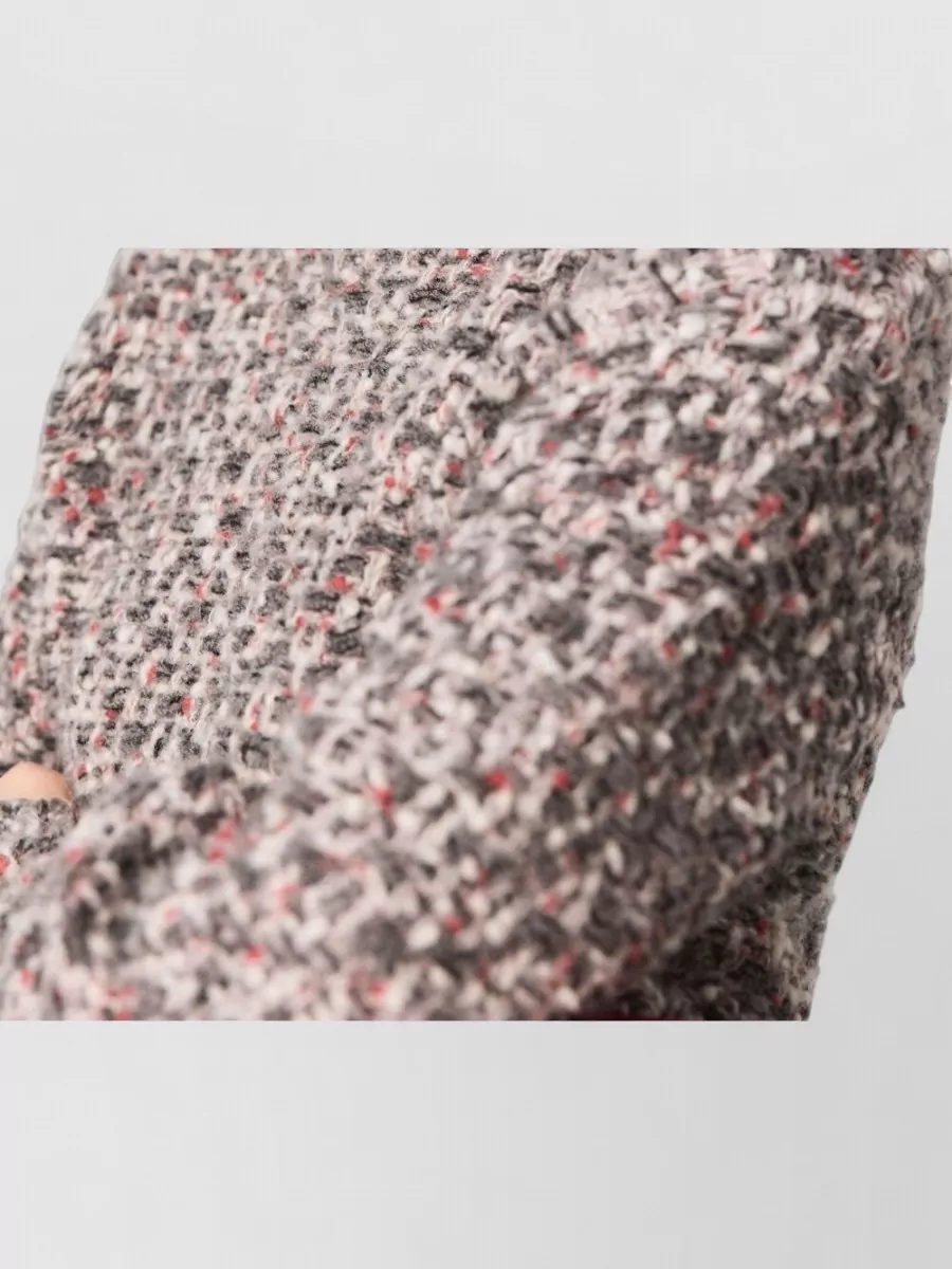 Stella Mccartney Textured-Knit Wool-Blend Relaxed-Fit Sweatshirt