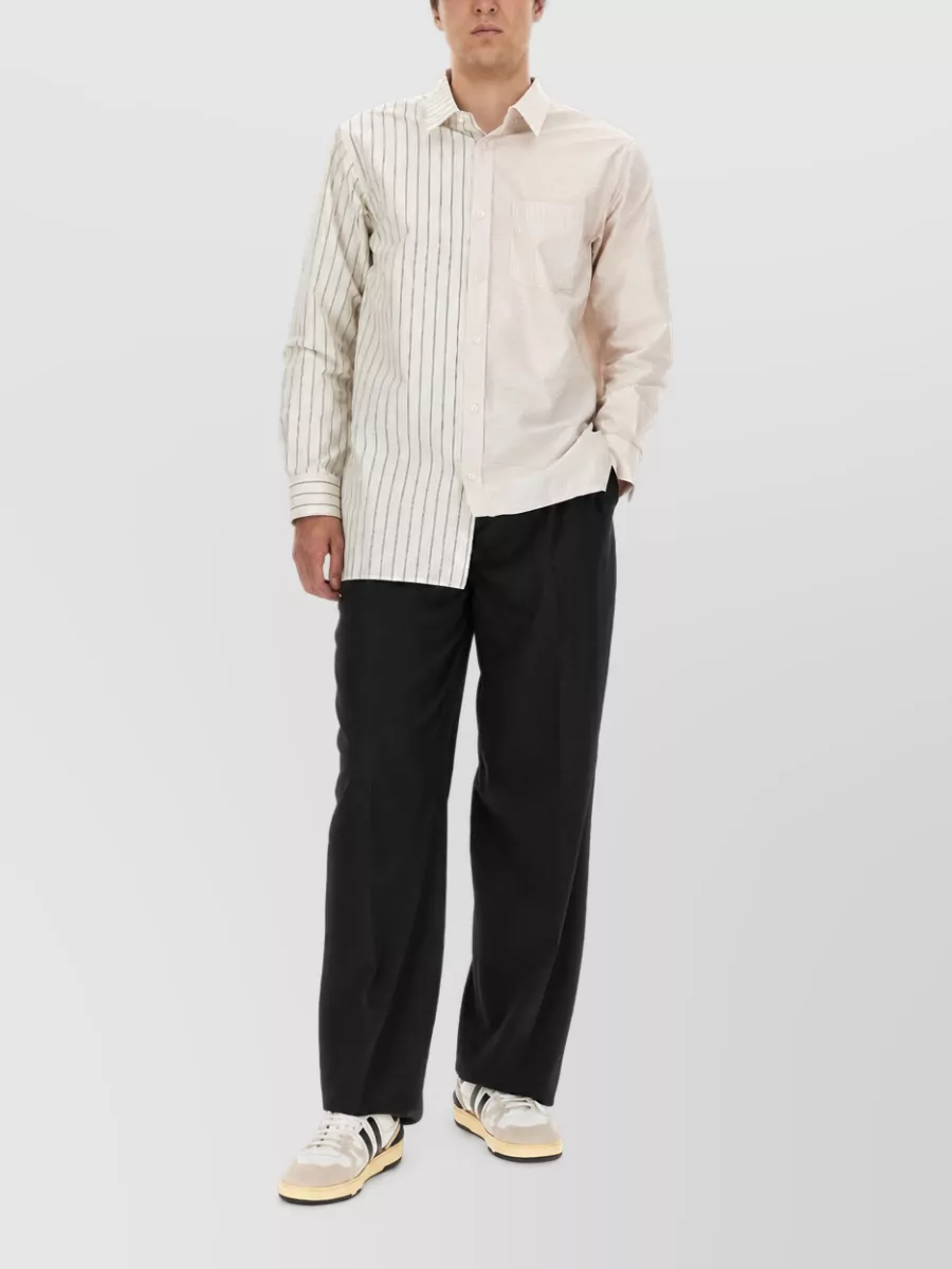Lanvin Wool Wide-Leg Trousers
